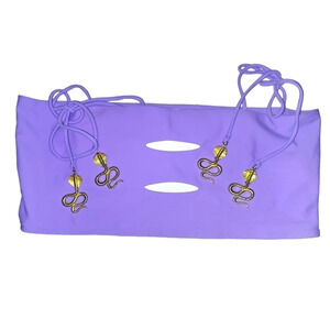 Cobra Lavender Lilac Bandeau Crop Top Cami